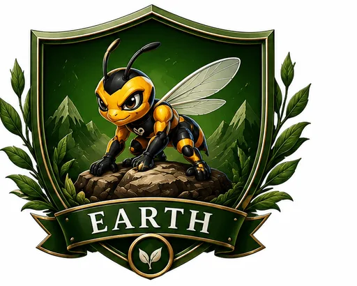 Earth badge