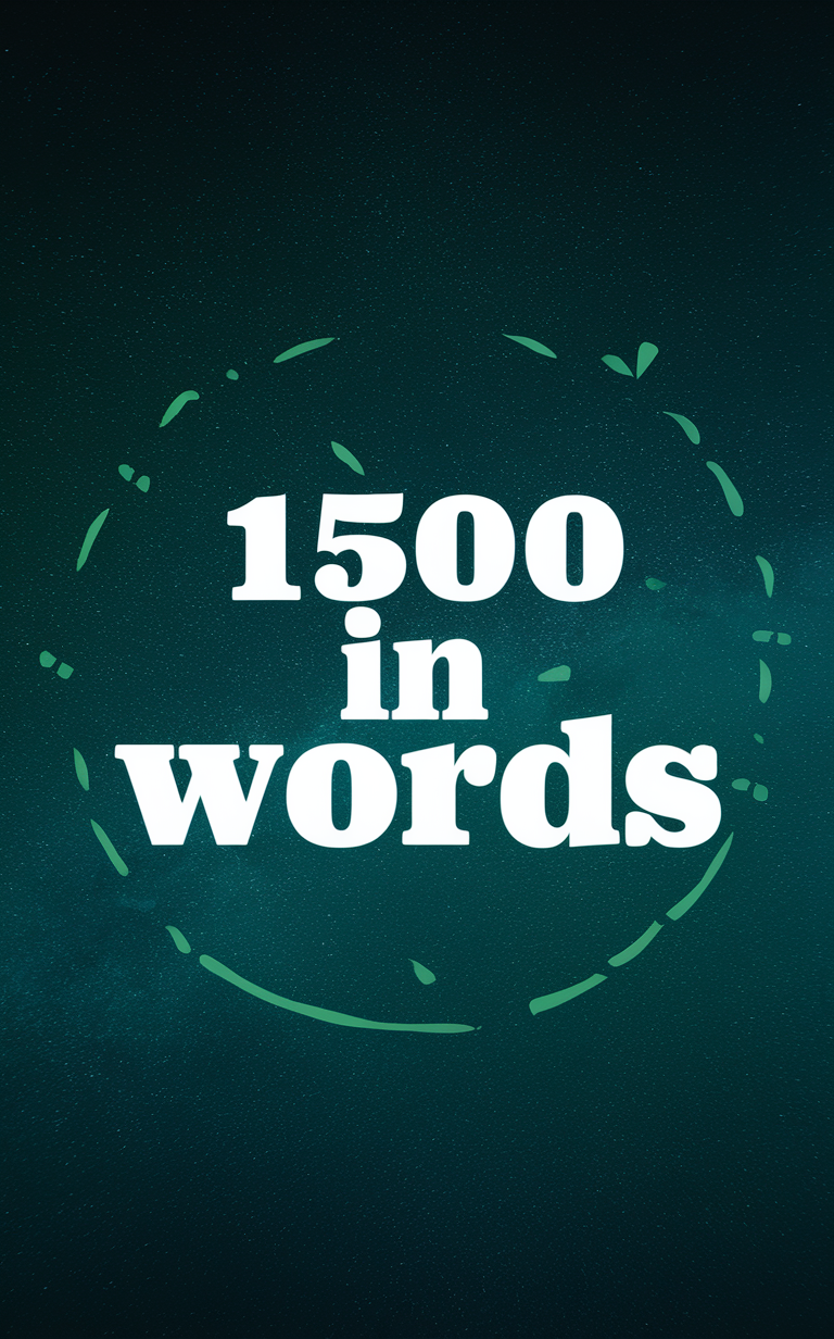 1500 In Words